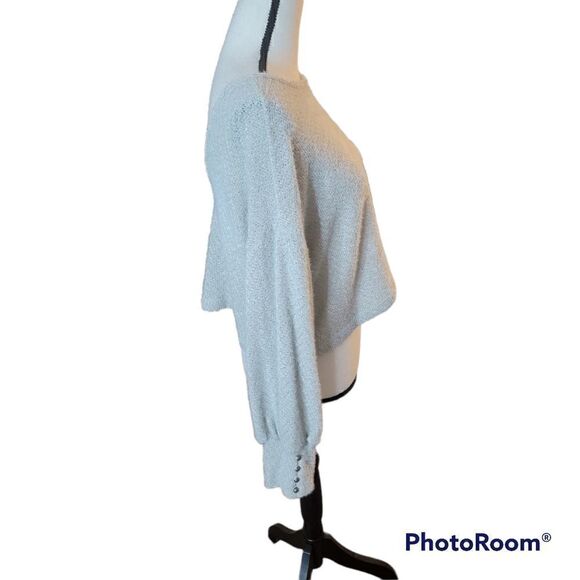 Project Social T Cropped Sweater with Balloon Sleeves. NWT. Size M. - Picture 2 of 9